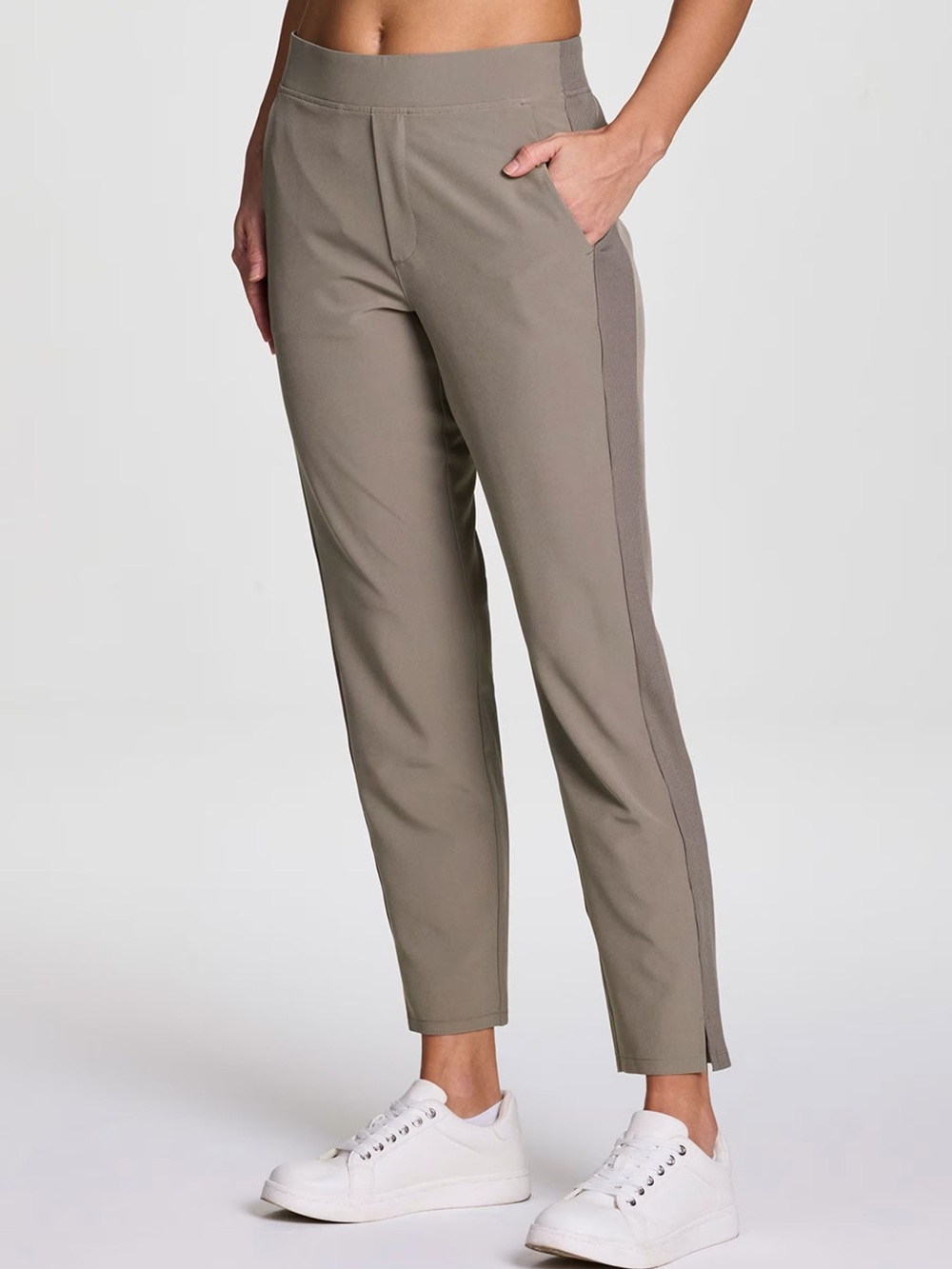 RBX Women’s Stretch Pull-On Pants in Light Taupe
